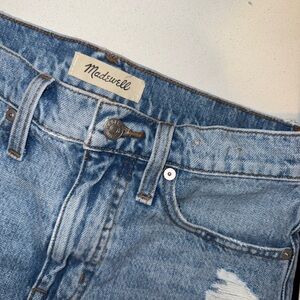 Madewell Relaxed Blue Denim Shorts